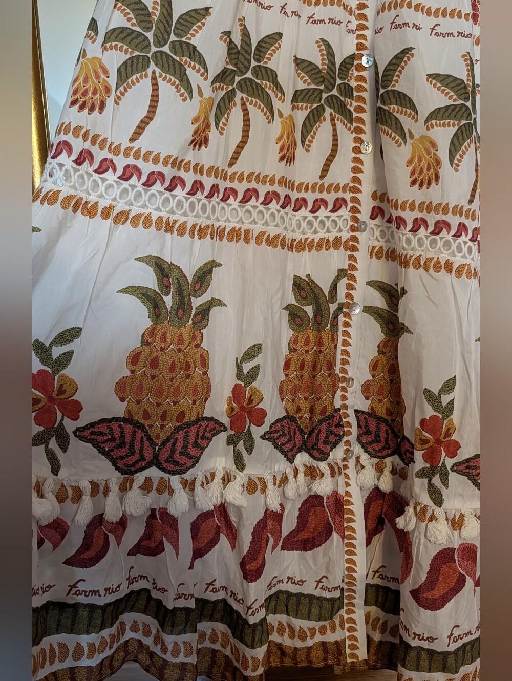 Off White Made In Brazil Maxi Dress - Picture 10 of 16